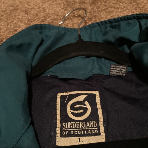 Sunderland Of Scotland Lrg Pullover Windbreaker Short Sleeve Masters Golf Jacket - Picture 3 of 5